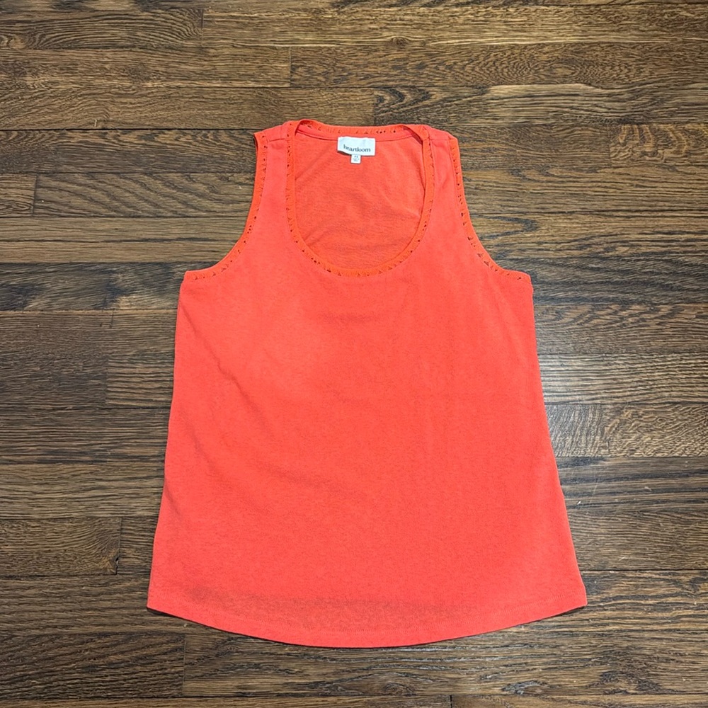 Heartloom Orange Womens Tank Top